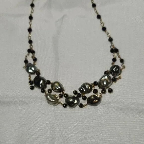 Vintage Michael Michaud freshwater pearl Necklace - Picture 4 of 4